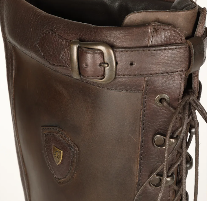 Moretta Teramo Lace Boot in Dark Brown-1